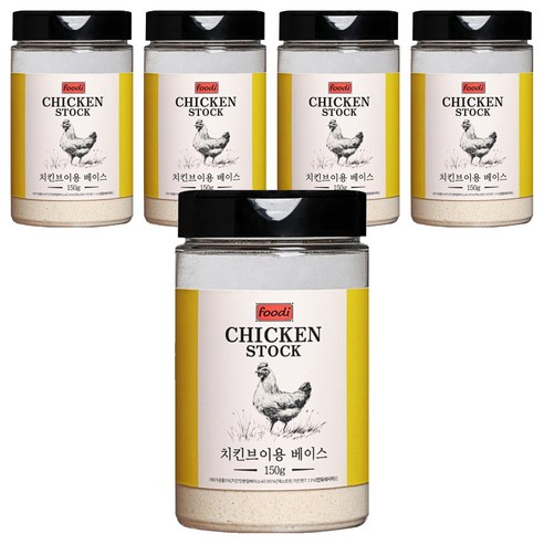 foodi 치킨스톡, 150g, 5개