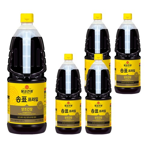 몽고간장 송표 프라임, 1.8L, 5개
