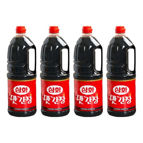 삼화식품 맛간장, 1.8L, 4개