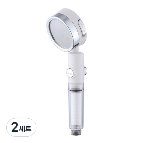 윈프라이스 3WAY 퓨어 필터 샤워기 화이트 1개입, 2세트