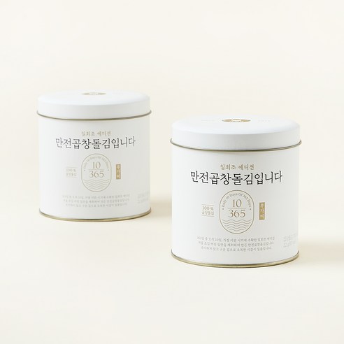 만전김 만전곱창돌김입니다, 22g, 2개