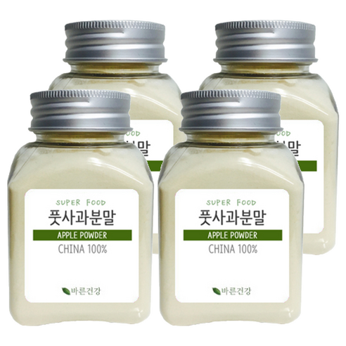 바른건강 풋사과 분말, 100g, 4개