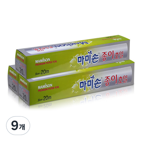 마미손 종이호일 30cm x 20m, 9개