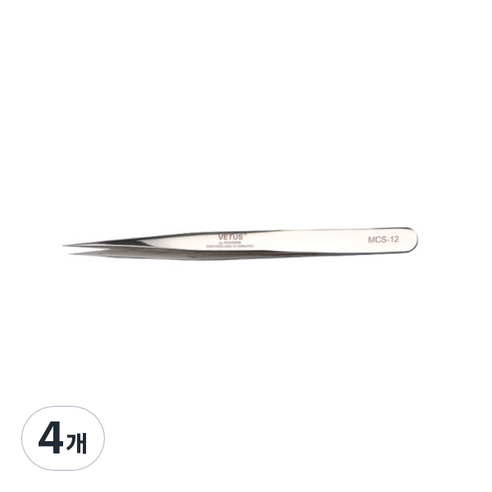비투스 핀셋 MCS-12, 골드베이지, 4개