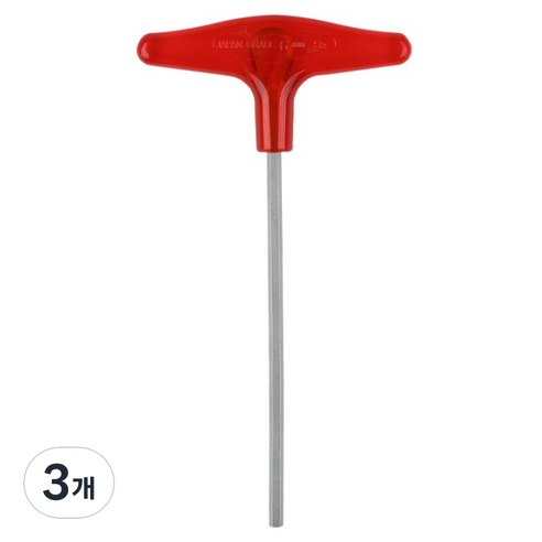 썬키 T형 육각렌치 6 x 170 mm ST-6, 3개