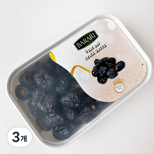바바리 대추야자 데이츠, 500g, 3개