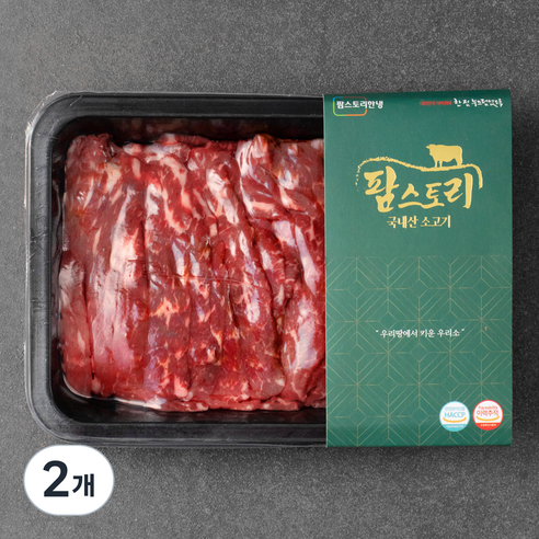 팜스토리 국내산 소고기 육전용 (냉장), 300g, 2개