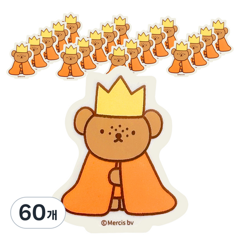 조선문방구 미피 모양 지우개, 곰, 60개