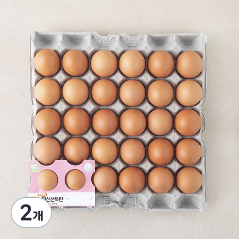 농협 무항생제 인증 신선 특란 1.8kg, 2개, 30구