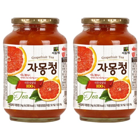 씨밀레 자몽청, 2000g, 1개입, 2개