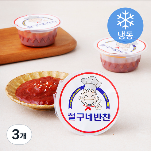 철구네 순살 양념게장 3개입 (냉동), 180g, 3개