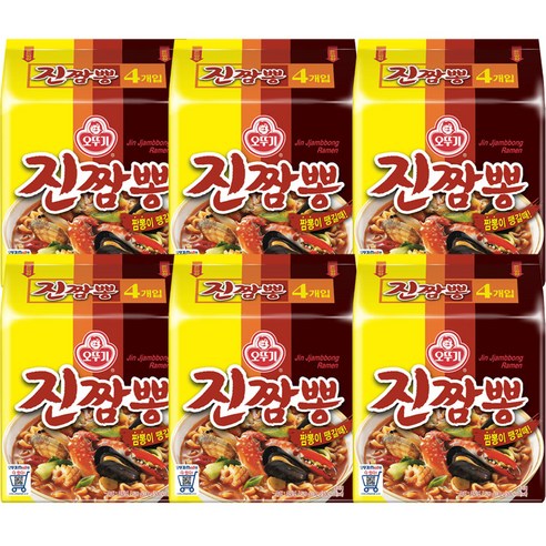 오뚜기 진짬뽕 봉지라면, 24개