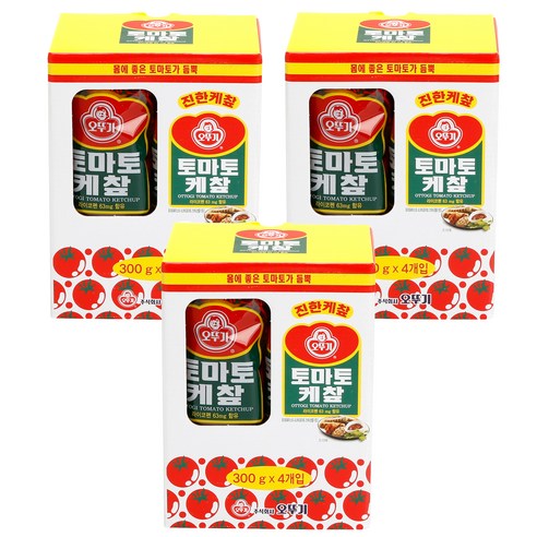 오뚜기 토마토 케챂, 300g, 12개