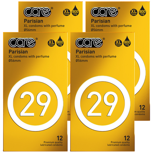 care 29 Parisian XL 콘돔, 12개입, 4개