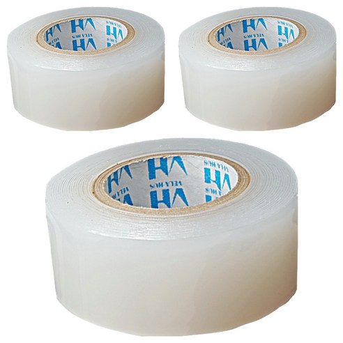 비엘라후스 실리콘 자기융착 테이프 반투명 25mm x 5m x 0.35mm, 3개