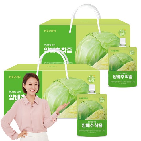 천호엔케어 편안함을 위한 양배추착즙, 70ml, 60개