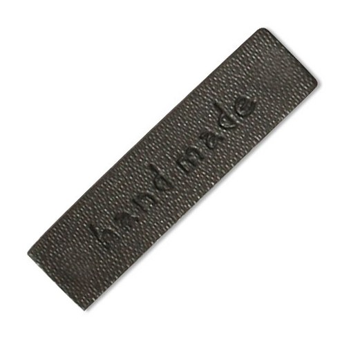 동대문단추왕 인조가죽 미싱용 핸드메이드라벨 40*10mm, 다크브라운, 30개