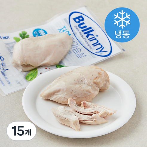 벌키니 저염 닭가슴살 (냉동), 100g, 15개, 1개입