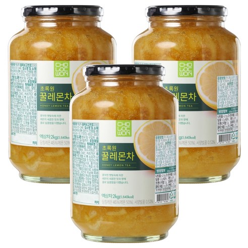 초록원 꿀레몬차, 2000g, 1개입, 3개
