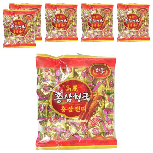 한양제과 홍삼천국 홍삼캔디, 6개, 900g
