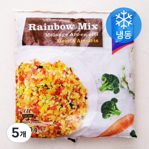 레인보우믹스 (냉동), 500g, 5개