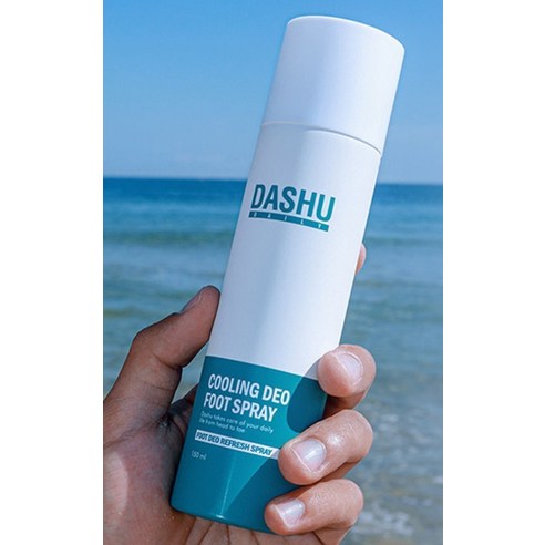 다슈 쿨링 풋스프레이로 찝찝함 없이 산뜻하게!