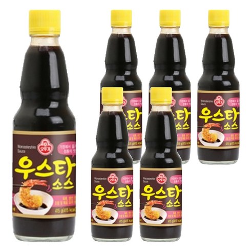 오뚜기 우스타 소스, 415g, 6개
