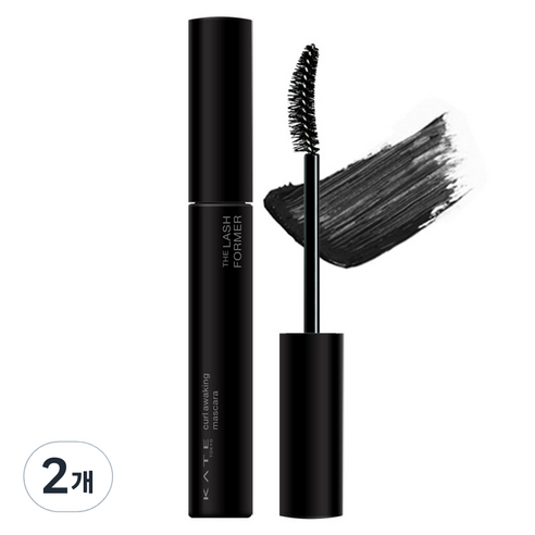 케이트 컬 어웨이킹 마스카라 5.5g, BK-1 블랙, BK-1 블랙, 2개