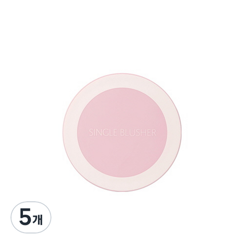 더샘 샘물 싱글 팩트 블러셔 5g, PP05 라이베리, 5개