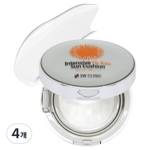 3W클리닉 인텐시브 닥터 킴 선 쿠션 SPF50+ PA++++, 4개, 15g