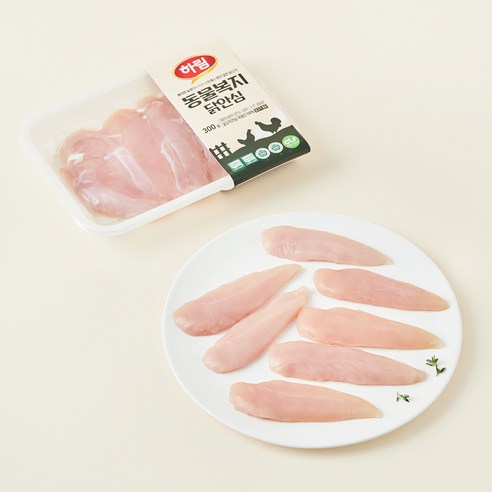 하림 깨끗한농장 동물복지 닭안심 (냉장), 300g, 1개