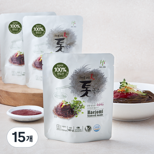 하이푸드 해조미 톳국수, 180g, 15개