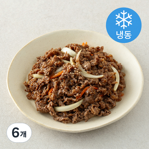 롯데상사 와규 양념 소불고기 (냉동), 6개, 200g