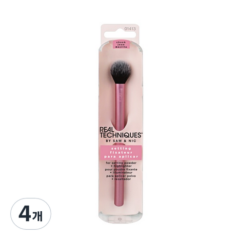 리얼테크닉스 세팅 브러시, 혼합색상, 4개
