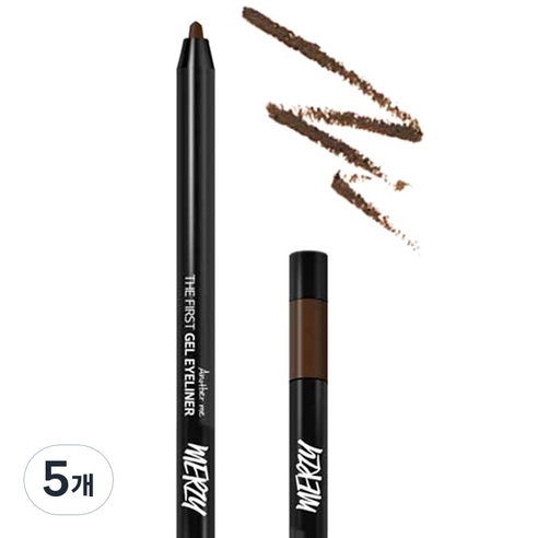 머지 더 퍼스트 젤 아이라이너 0.5g, G2 더치브라운, 5개