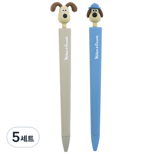 핑크풋 3000 월레스와 그로밋 삼각샤프 2종, 0.5mm, 5세트