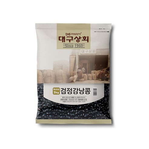 대구상회 검정강낭콩, 2kg, 1개