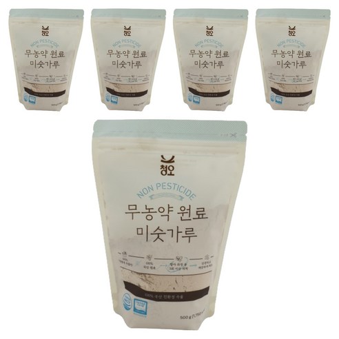 청오건강 미숫가루, 500g, 5개