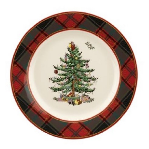 크리스마스의 향기를 담은 식탁, 스포드 타탄 샐러드 접시