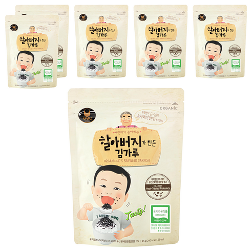 만전김 할아버지가 만든 김가루, 45g, 6개