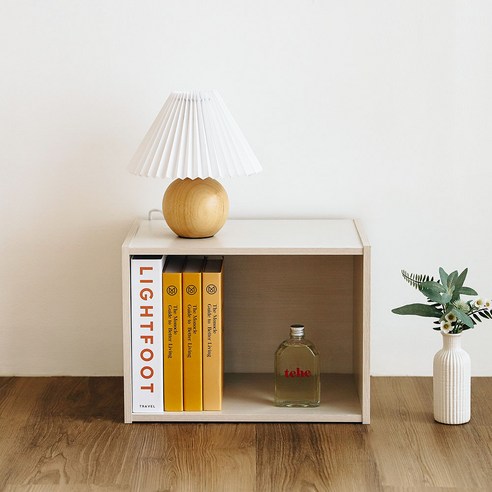 심플함 속에 숨겨진 무한한 가능성, 아이리스 1단 공간박스 책장 CX-1 화이트 1단책장