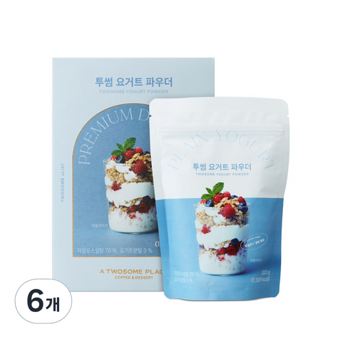 투썸플레이스 에이리스트 요거트 파우더, 320g, 6개