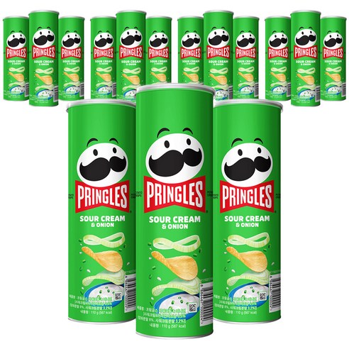 프링글스 양파맛, 110g, 15개