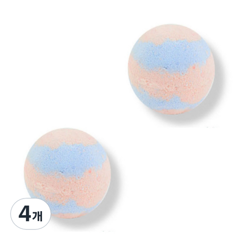 비즐리 거품입욕제 딥머스크향, 140g, 4개