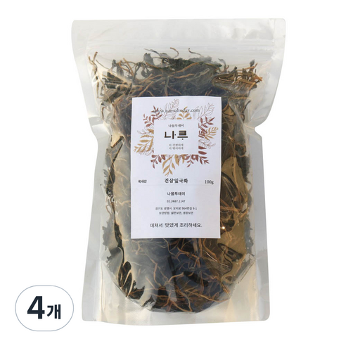 나물투데이 건 삼잎국화, 100g, 4개