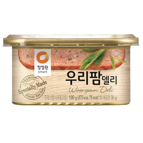청정원 우리팜 델리 햄통조림, 190g, 1개