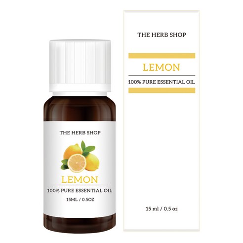 더허브샵 에센셜오일 15ml, 레몬