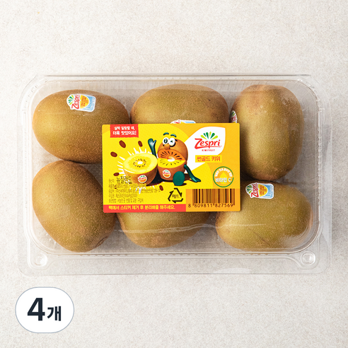 제스프리 썬골드키위 점보, 900g, 4개
