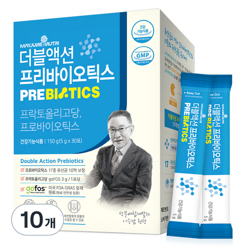 메이준뉴트리 더블액션 프리바이오틱스, 150g, 10개