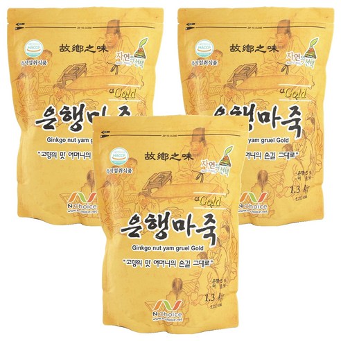 엔초이스 은행마죽골드, 1.3kg, 3개